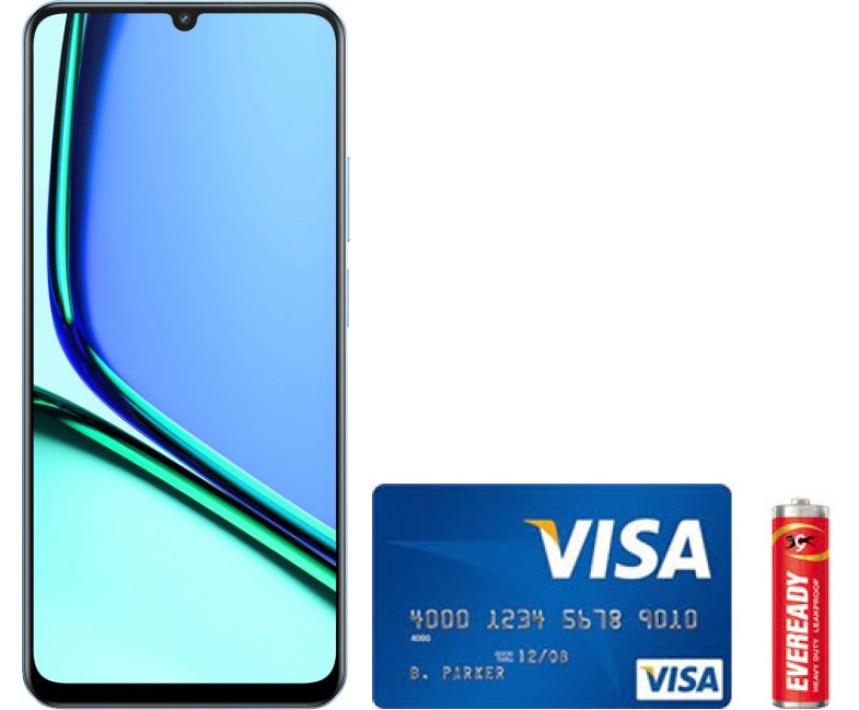 Comparaison de la Taille Réelle du Corps du Realme Note 60