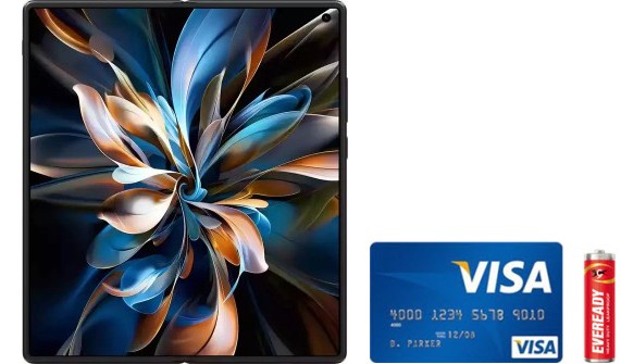 Comparaison de la Taille Réelle du Corps du Vivo X Fold3 Pro